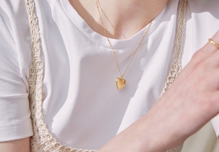 ☆関税込☆Hei☆HEI WORD HEART NECKLAC.E☆ネックレス☆人気