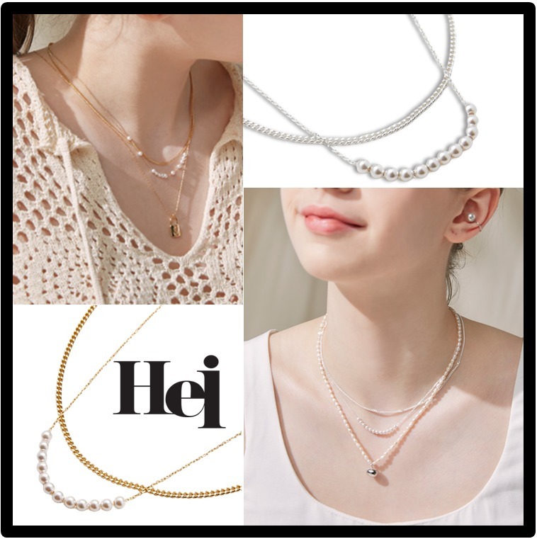★関税込★Hei★MOVE PEARL LAYERED NECKLAC.E★ネックレス★