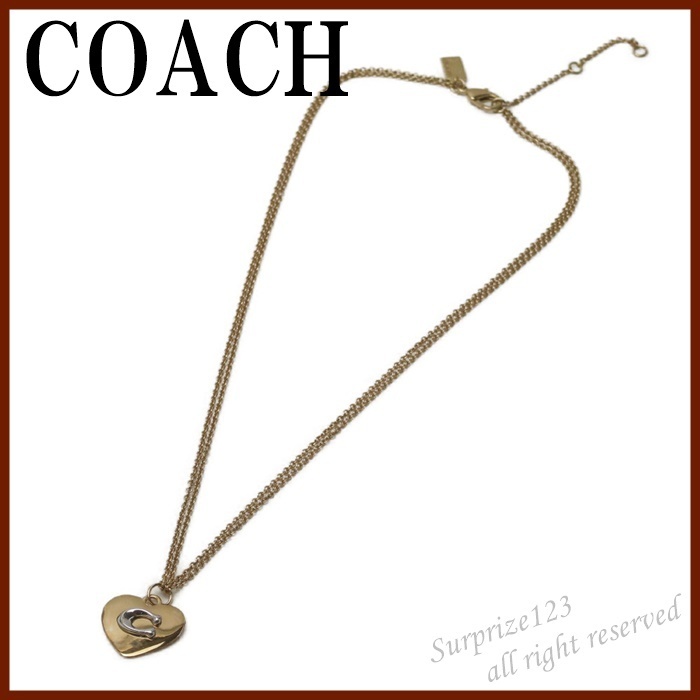 【即発】コーチ COACH ネックレス チェーン ペンダント ロゴ