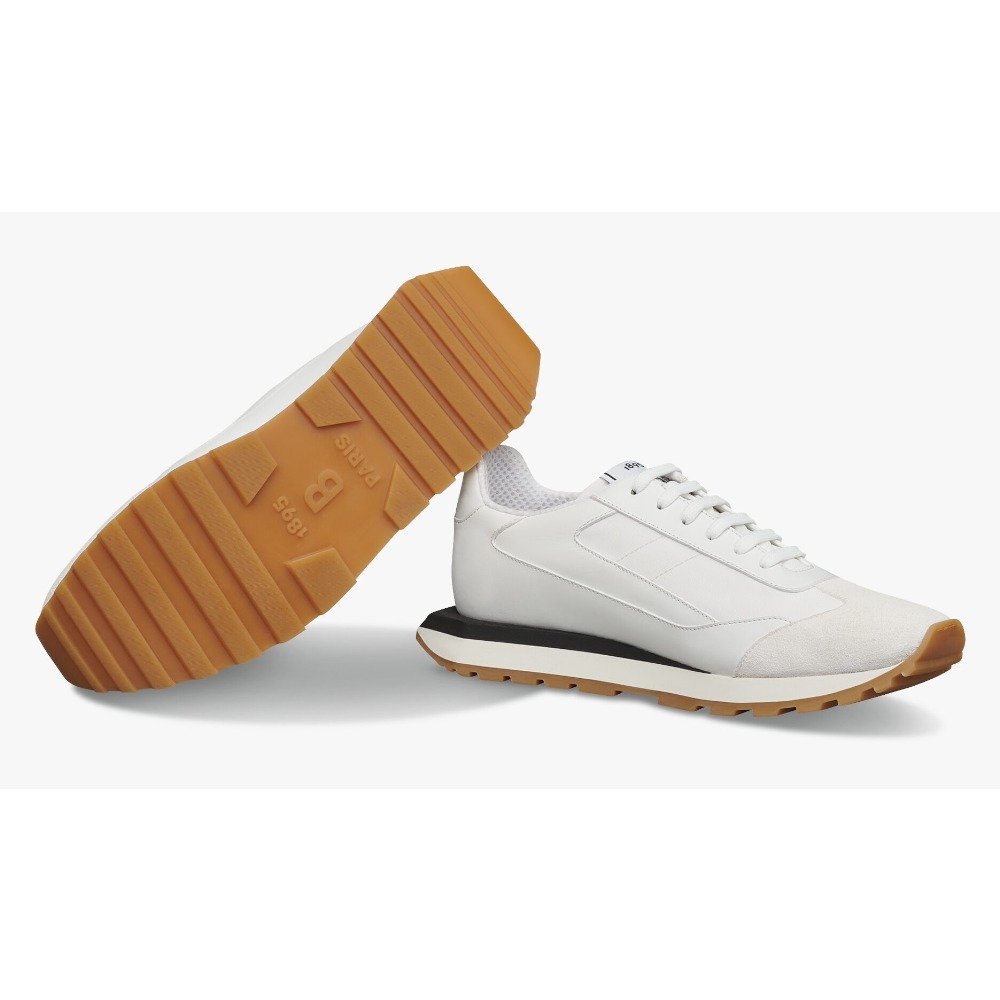 Berluti スニーカー 新作 BERLUTIグラフィックレザー&スエード&ナイロンスニーカー(6)