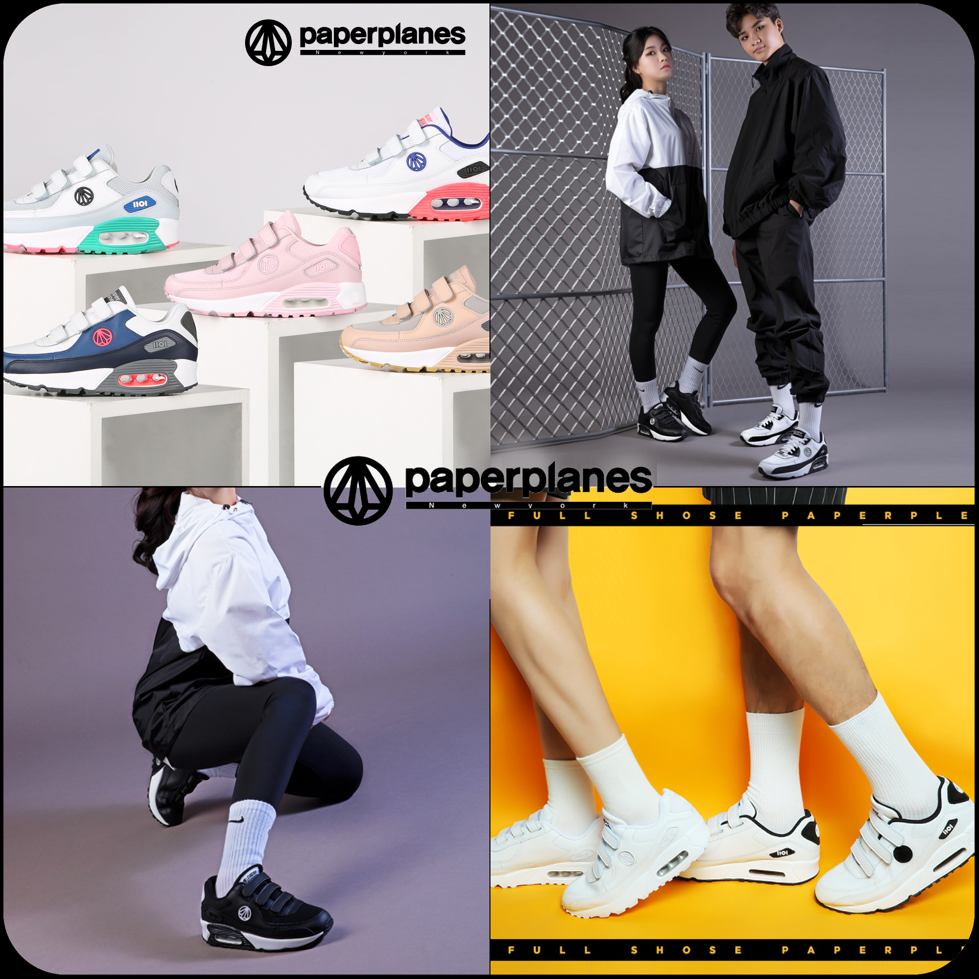 [paperplanes]★韓国大人気★Unisex sneakersPP1408