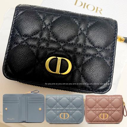 Dior Caro Compact Zipped Wallet