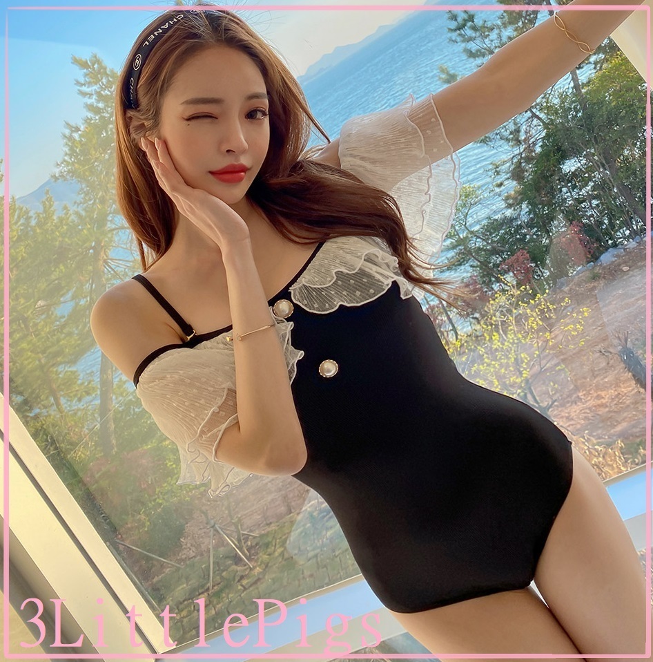 日本未入荷★セクシー★モノキニ レース 水着/安心追跡付