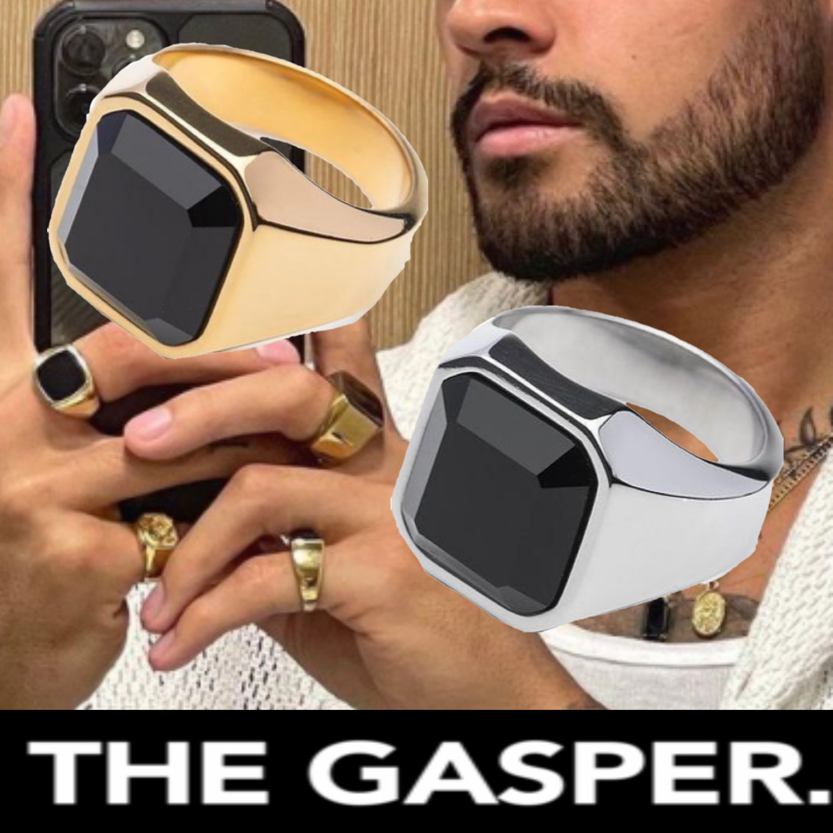 関税/送料込み【THE GASPER】エミールステートメントリング18k