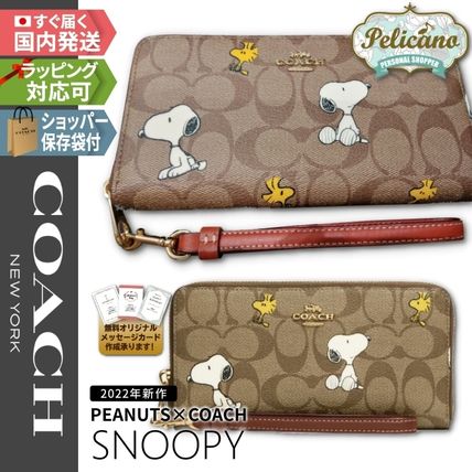 ブラウン(茶色)系 Coach SIGNATURE x 長財布(レディース) - 海外通販 ブラウン(茶色)系 Coach SIGNATURE x 長財布(レディース) - 海外通販