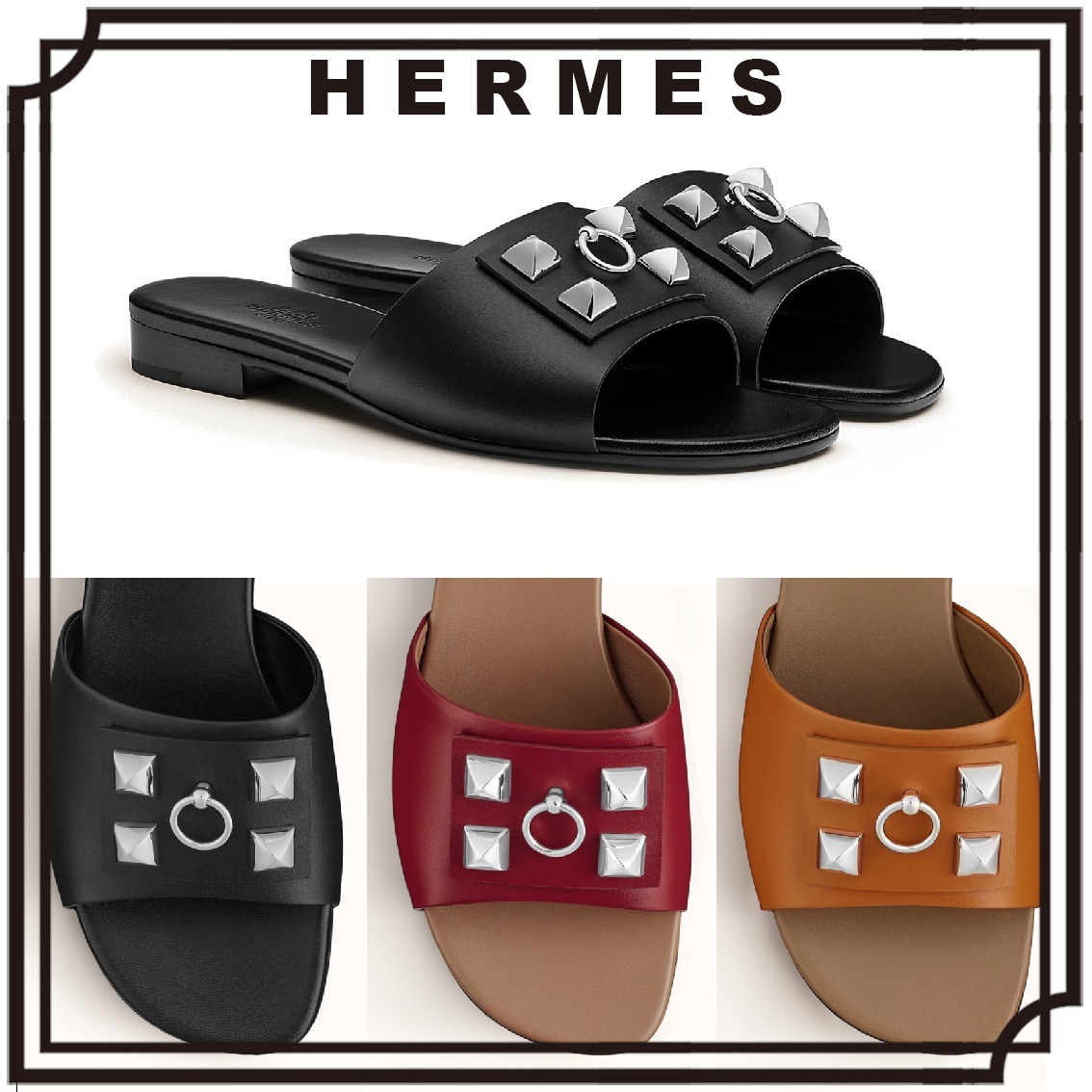 超歓迎 デューン HERMES コリエ・ド・シアン サンダル ディテール サンダル・ミュール 超歓迎 デューン HERMES コリエ・ド・シアン サンダル ディテール サンダル・ミュール
