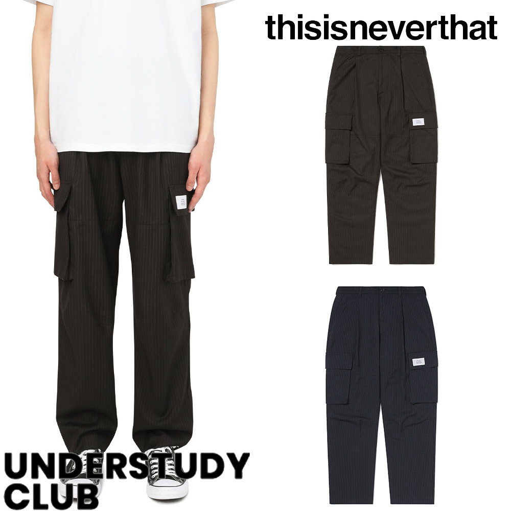 【thisisneverthat】3-7日お届け/ Striped Cargo Pant 【thisisneverthat】3-7日お届け/ Striped Cargo Pant