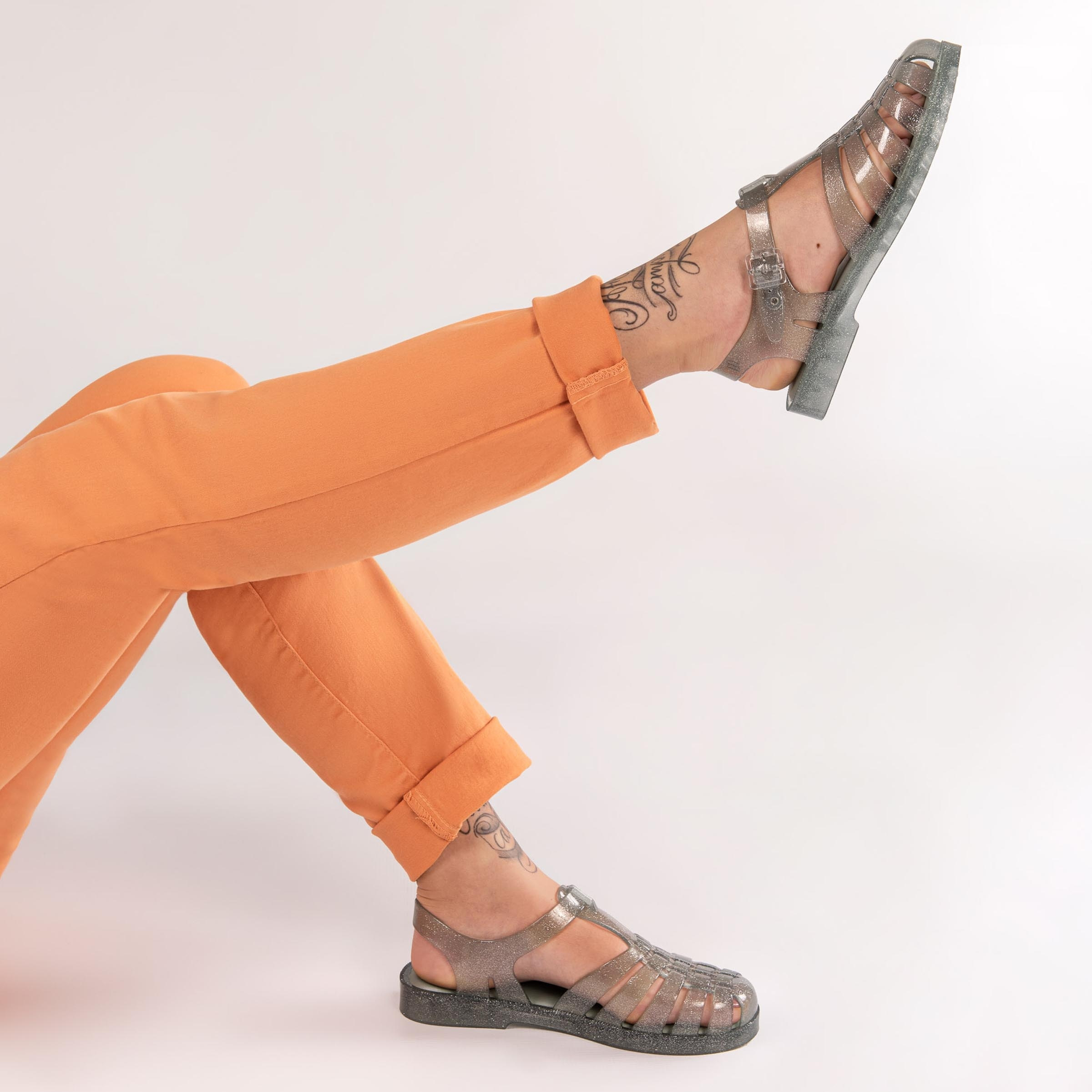 Melissa × Possession Rombaut コラボサンダル / グリッター org.jpg