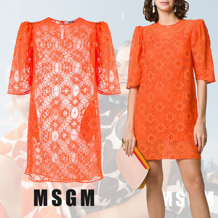 花柄 MSGM(エムエスジイエム) ワンピース・オールインワン(レディース ...
