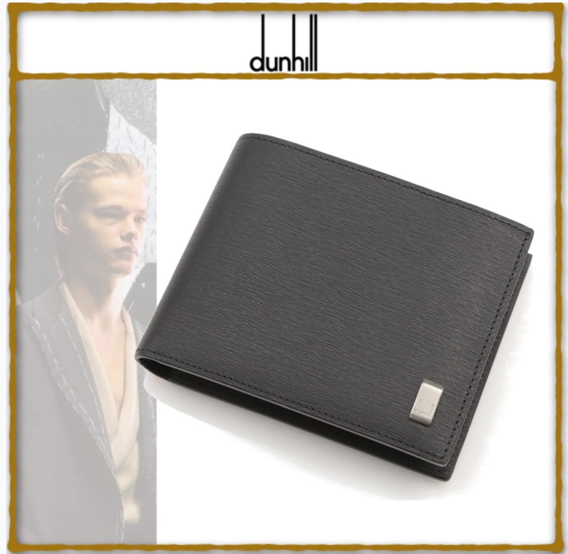 【期間限定】 日本即発★ダンヒル サイドカーガンメタル 折財布 DUNHILL 折りたたみ財布 【期間限定】 日本即発★ダンヒル サイドカーガンメタル 折財布 DUNHILL 折りたたみ財布