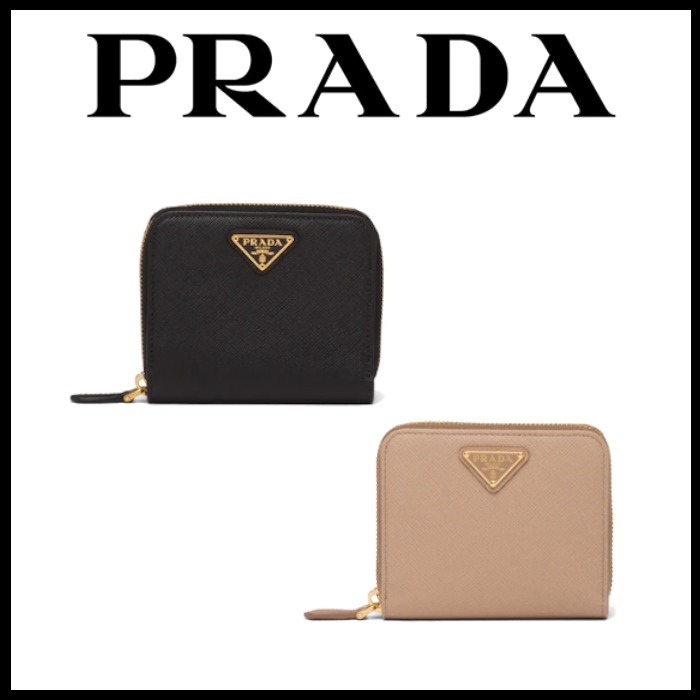 ☆PRADA☆プラダ☆小さなサフィアーノレザーウォレット 2色 ☆PRADA☆プラダ☆小さなサフィアーノレザーウォレット 2色