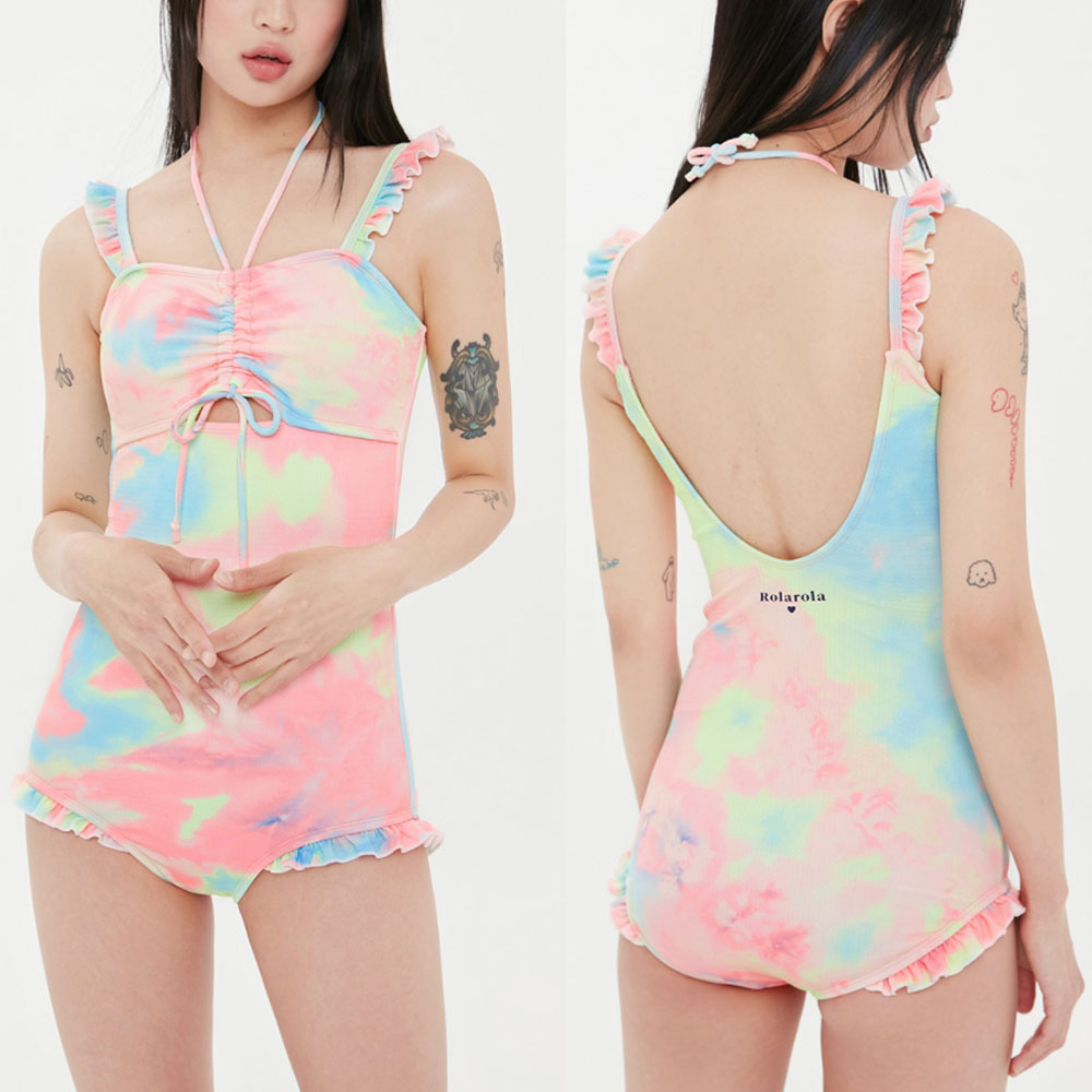 ROLAROLA★ROLA TIE-DYE ONEPIECE SWIMSUIT MULTI_OP-21371