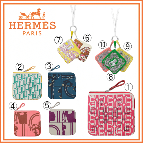 ギフトにも最適♪【HERMES直営買付】ポーチ 《カレ・ポケット》 ポーチ ギフトにも最適♪【HERMES直営買付】ポーチ 《カレ・ポケット》 ポーチ