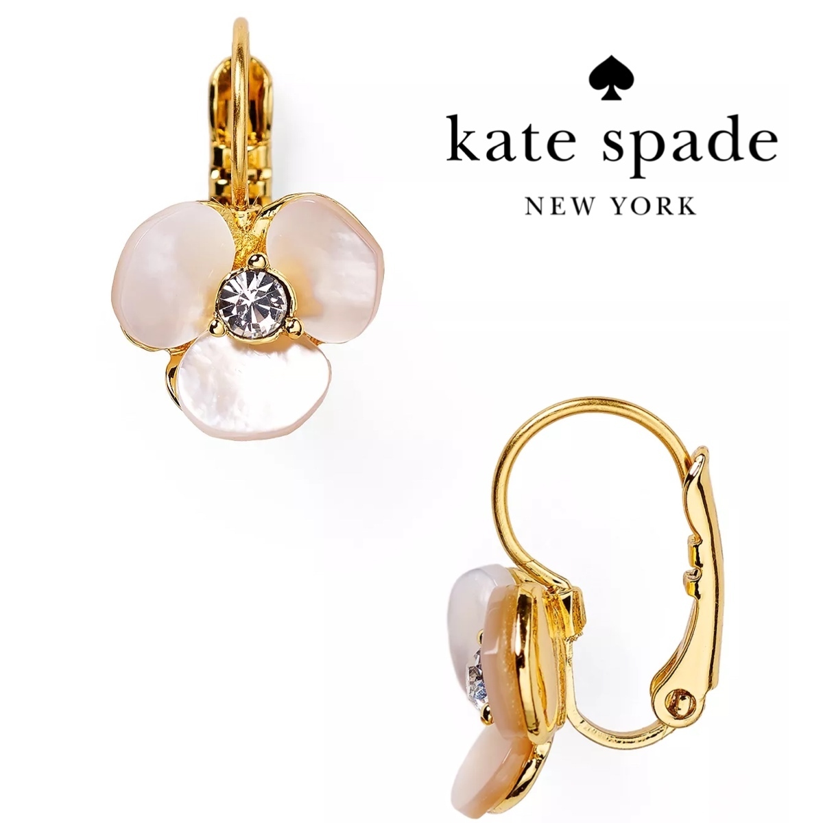 年末のプロモーション new spade kate york 送料関税込み パンジーピアス 12Kゴールド ピアス 年末のプロモーション new spade kate york 送料関税込み パンジーピアス 12Kゴールド ピアス