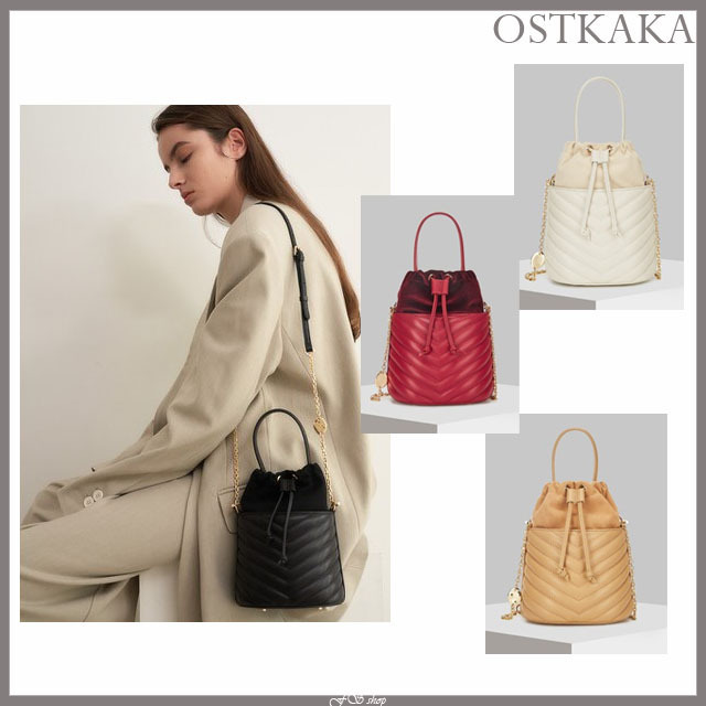 OSTKAKA★ NUMER DRAW MINI QUILTING BAG 正規品/関税込