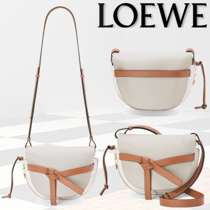 ホワイト(白)系 LOEWE GATE(ロエベ ゲート) ショルダーバッグ ...