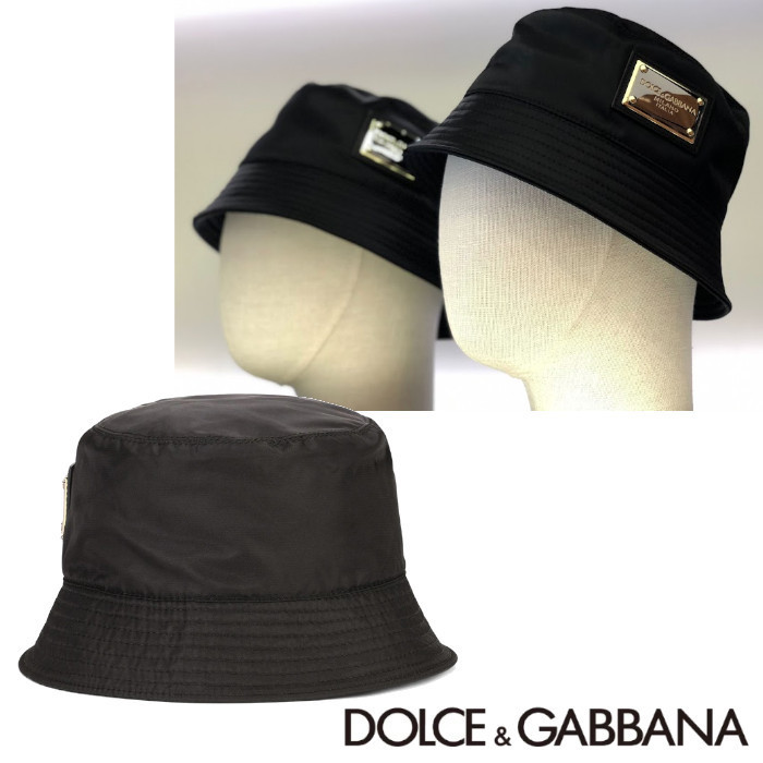 ドルチェ&ガッバーナ直営店◆Logo-plaque bucket hat◆ハット ハット ドルチェ&ガッバーナ直営店◆Logo-plaque bucket hat◆ハット ハット