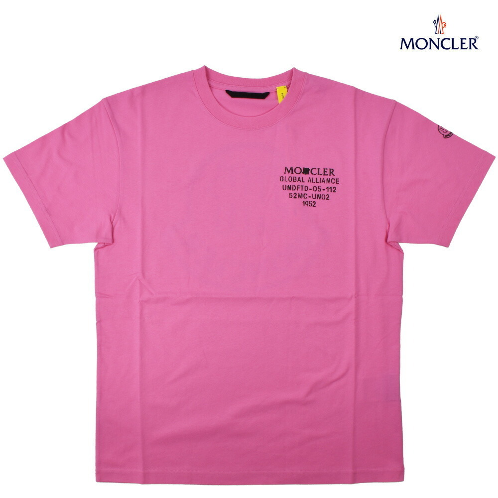 【国内発送】MONCLER Tシャツ コラボ ピンク 8c71510-528