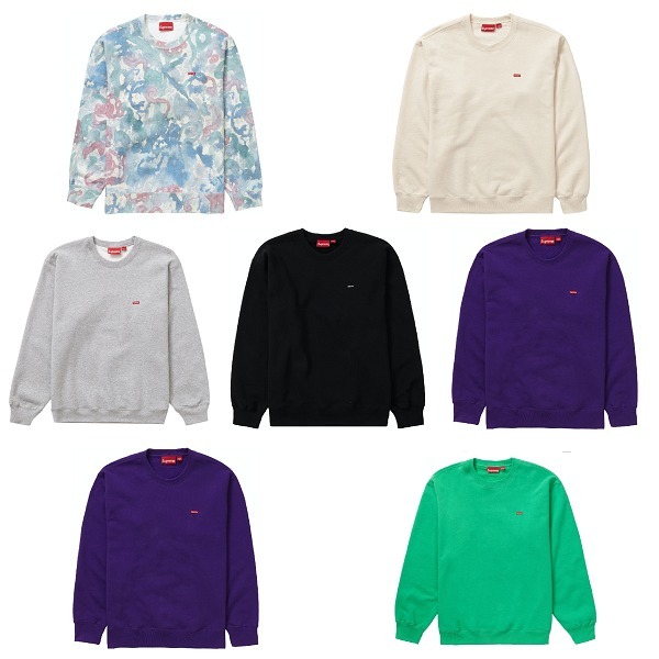 シュプリーム★スモールボックスロゴクルーネック★Box Logo