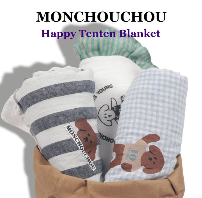 【MONCHOUCHOU】Happy Tenten Blanket ★3color