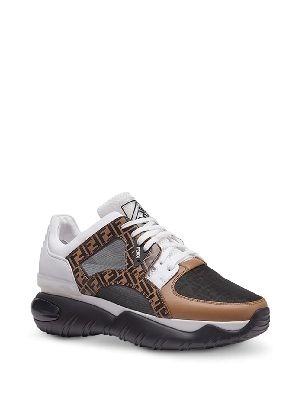 FENDI スニーカー 【FENDI】フェンディ 異素材 チャンキーヒール スニーカー(4)