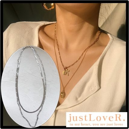 just LoveR. Necklaces & Chokers Unisex Street Style Logo Necklaces & Chokers