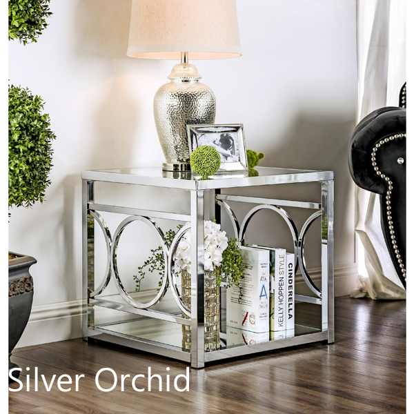 【正規販売店】 Silver Orchid★Pehrson ガラストップ エンドテーブル 机・テーブル 【正規販売店】 Silver Orchid★Pehrson ガラストップ エンドテーブル 机・テーブル