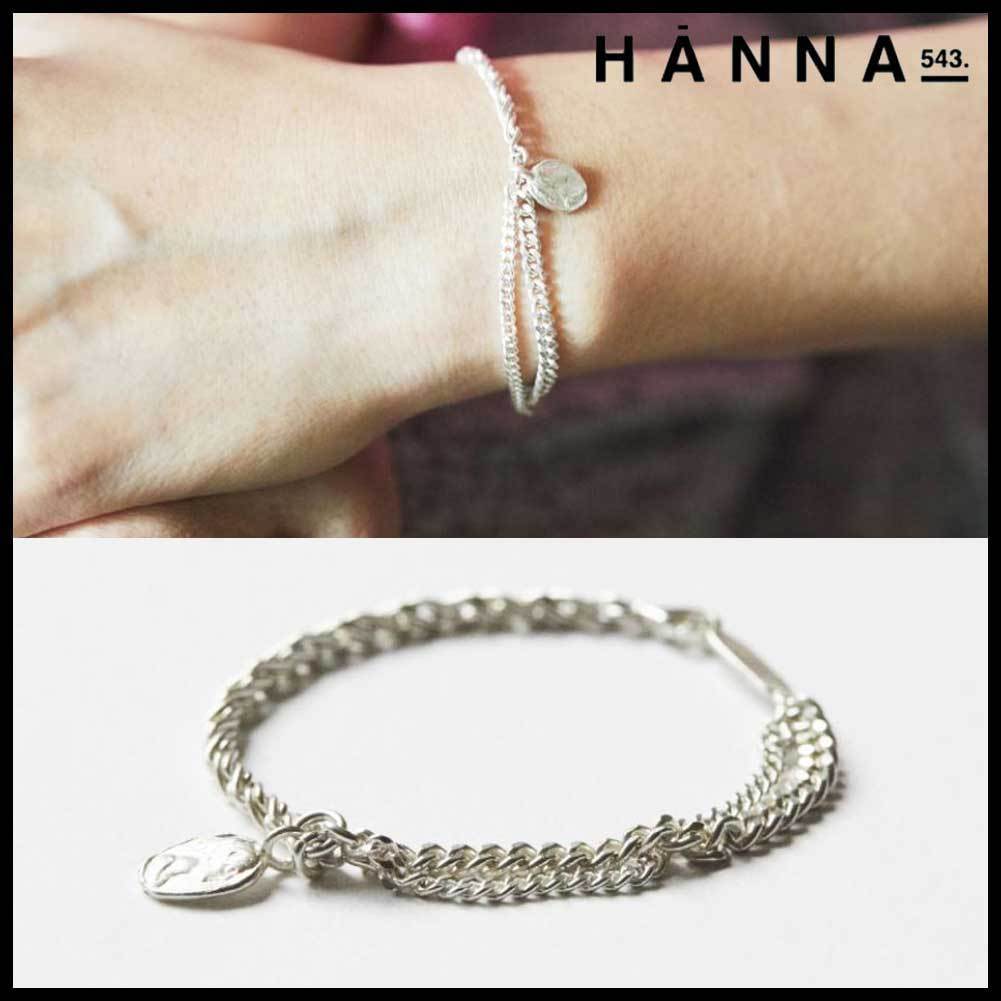 BTSテテ着用 ○HANNA543○ B383S ブレスレット シルバー 大人気