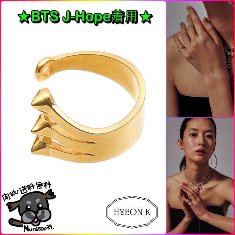 【HYEONK】HYEONK STUD RING ★BTS J-Hope着用★