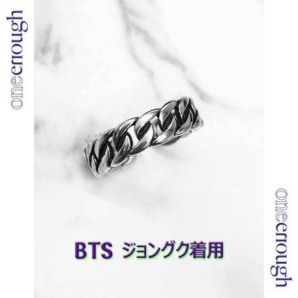 ONE ENOUGH 指輪・リング ☆ONE ENOUGH☆ Fore chain ring BTS ジョングク 男女兼用 人気