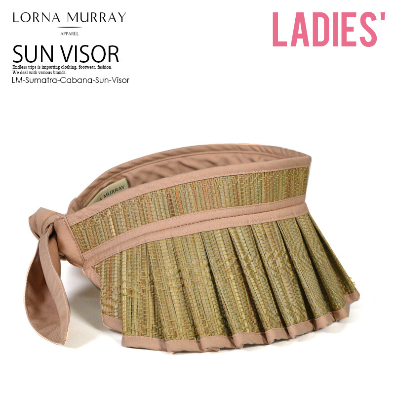 即納★希少!人気急上昇★LORNA MURRAY*Sumatra Cabana Sun Visor