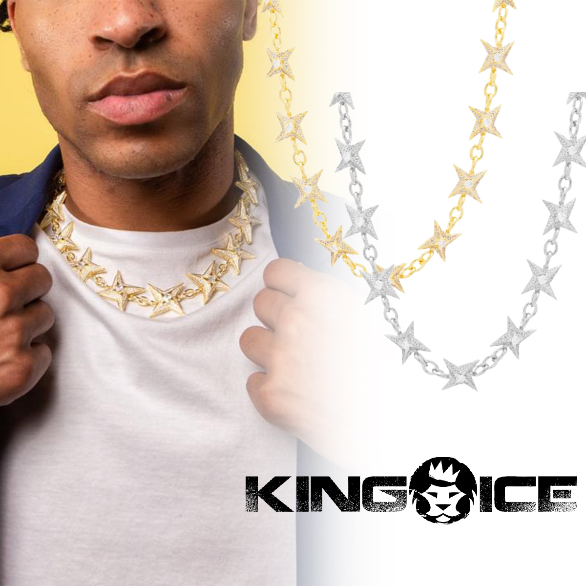 KING ICE キングアイス 31MM NINJA STAR CHAIN ネックレス