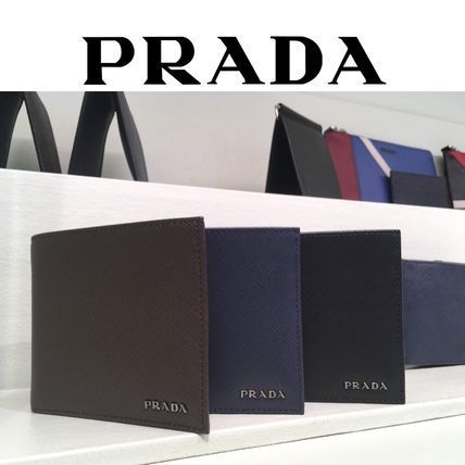 PRADA★セール！Saffiano バイカラー折りたたみ財布♪ 2MO513