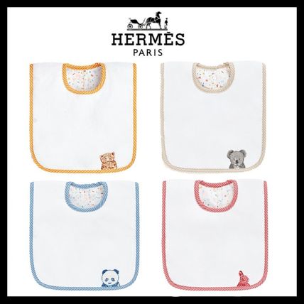 HERMES x よだれかけ・スタイ・ビブ(ベビー・キッズ) - 海外通販のBUYMA