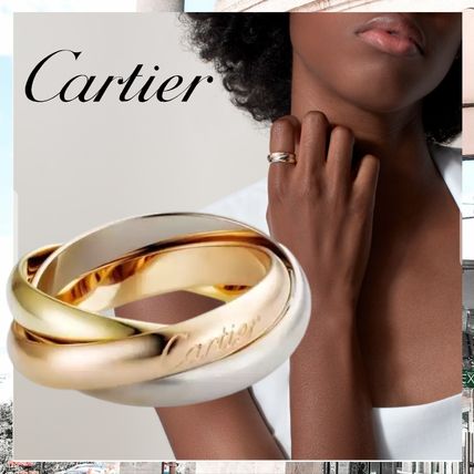 ゴールド(金色)系 Cartier TRINITY x 指輪・リング(レディース ゴールド(金色)系 Cartier TRINITY x 指輪・リング(レディース