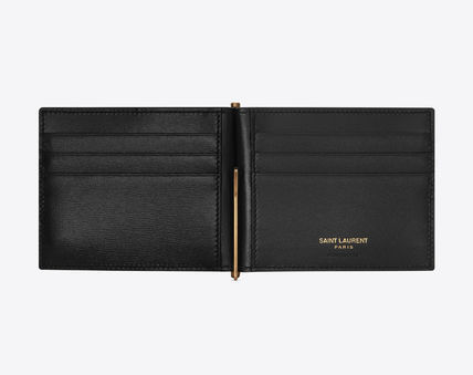 Saint Laurent 折りたたみ財布 関税込 サンローラン タイニーモノグラムビルクリップウォレット(8)
