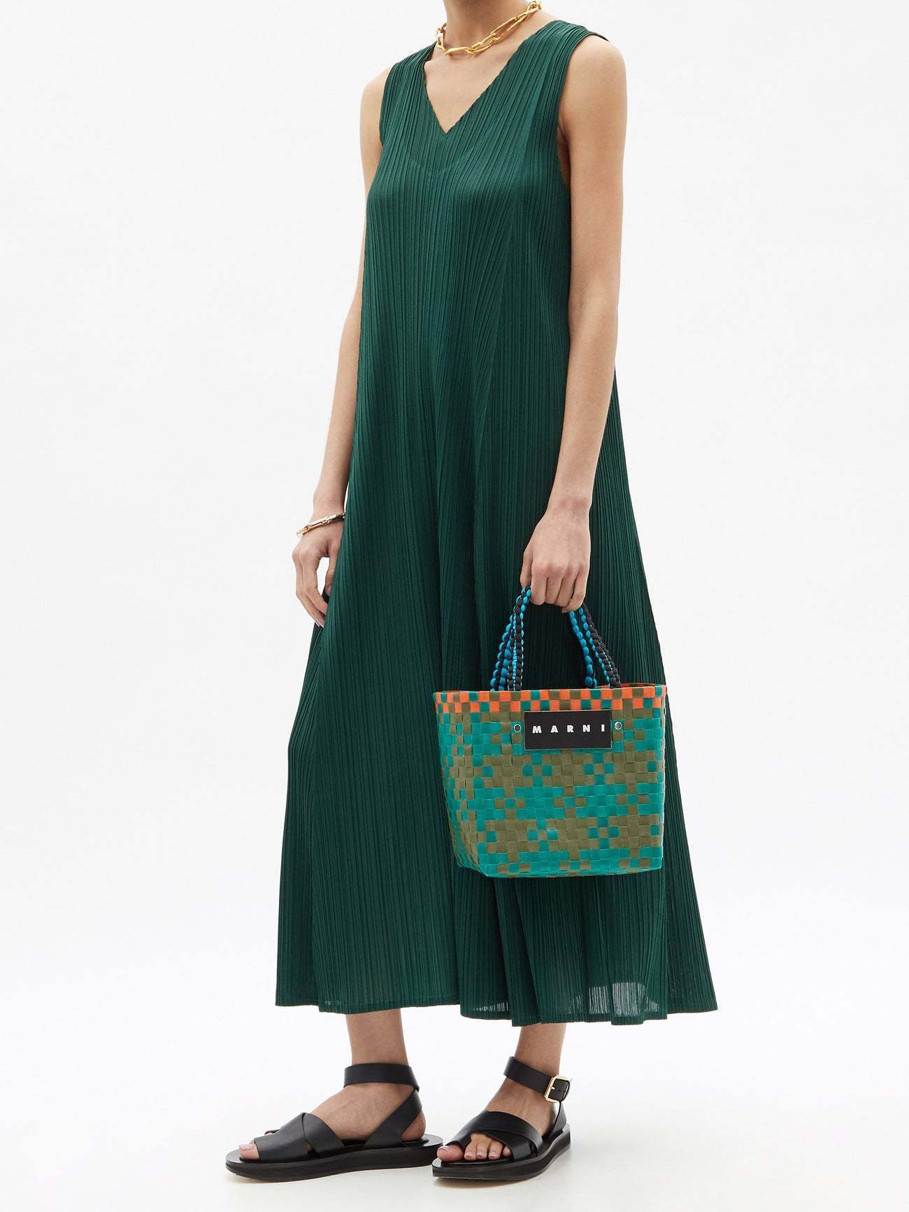 マルニ ジャージーハンドル ピクニックバッグ ミニ (MARNI/トート