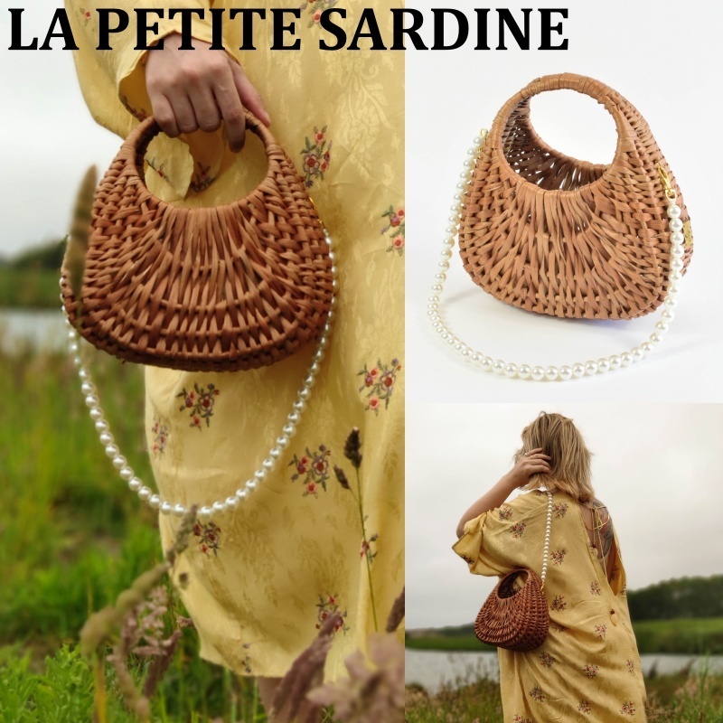 輝く高品質な
★LA PETITE SARDINE★かごバッグ パールチェーン付 2way かごバッグ 輝く高品質な
★LA PETITE SARDINE★かごバッグ パールチェーン付 2way かごバッグ