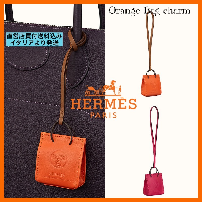 入手困難【Hermes直営買付】Orange Bag charm バッグチャーム 入手困難【Hermes直営買付】Orange Bag charm バッグチャーム