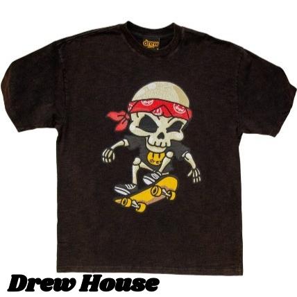 drew house hearty house Tee ブラック ○関税・送料無料○