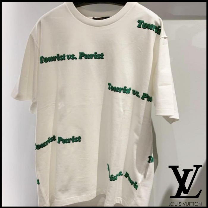 日本最級 21FW【国内発】LV☆TOURIST VS PURISTプリンテッドTシャツ 白 Tシャツ・カットソー 日本最級 21FW【国内発】LV☆TOURIST VS PURISTプリンテッドTシャツ 白 Tシャツ・カットソー