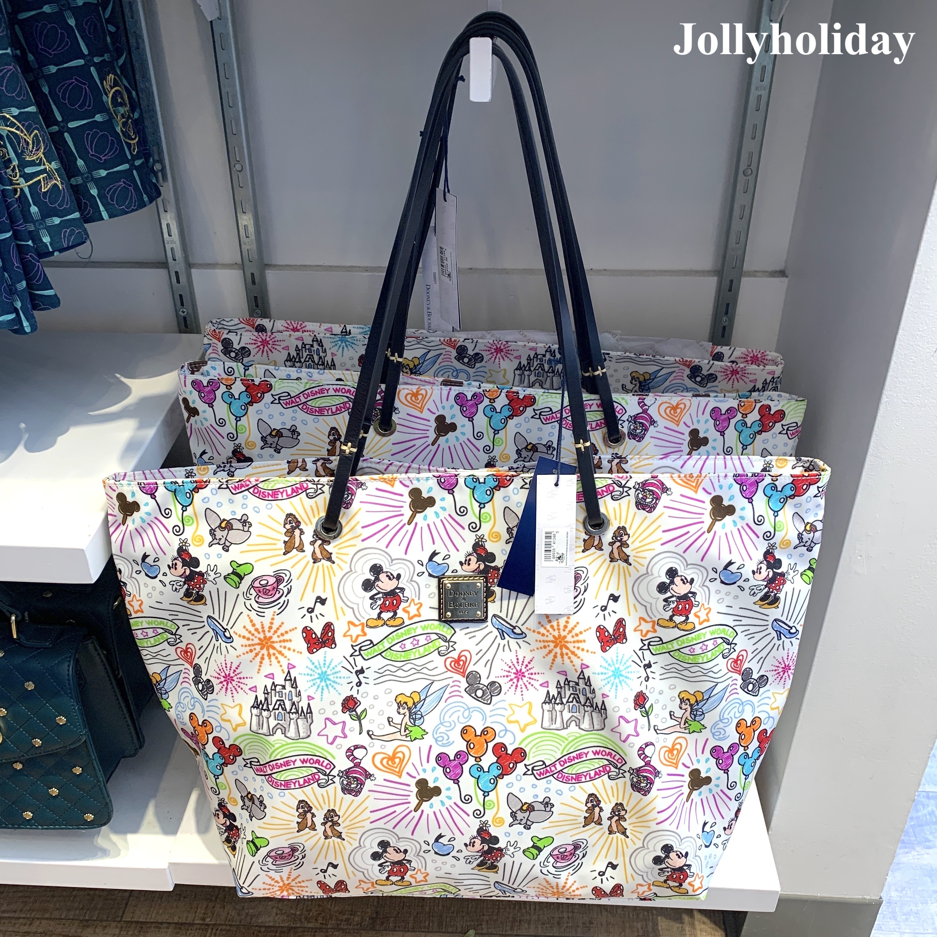 ☆Dooney&Bourke☆パークスケッチ柄 ナイロントートバッグ