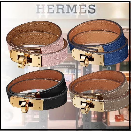 大人気【HERMES】ブレスレット 《ケリー》 ドゥブルトゥール♪