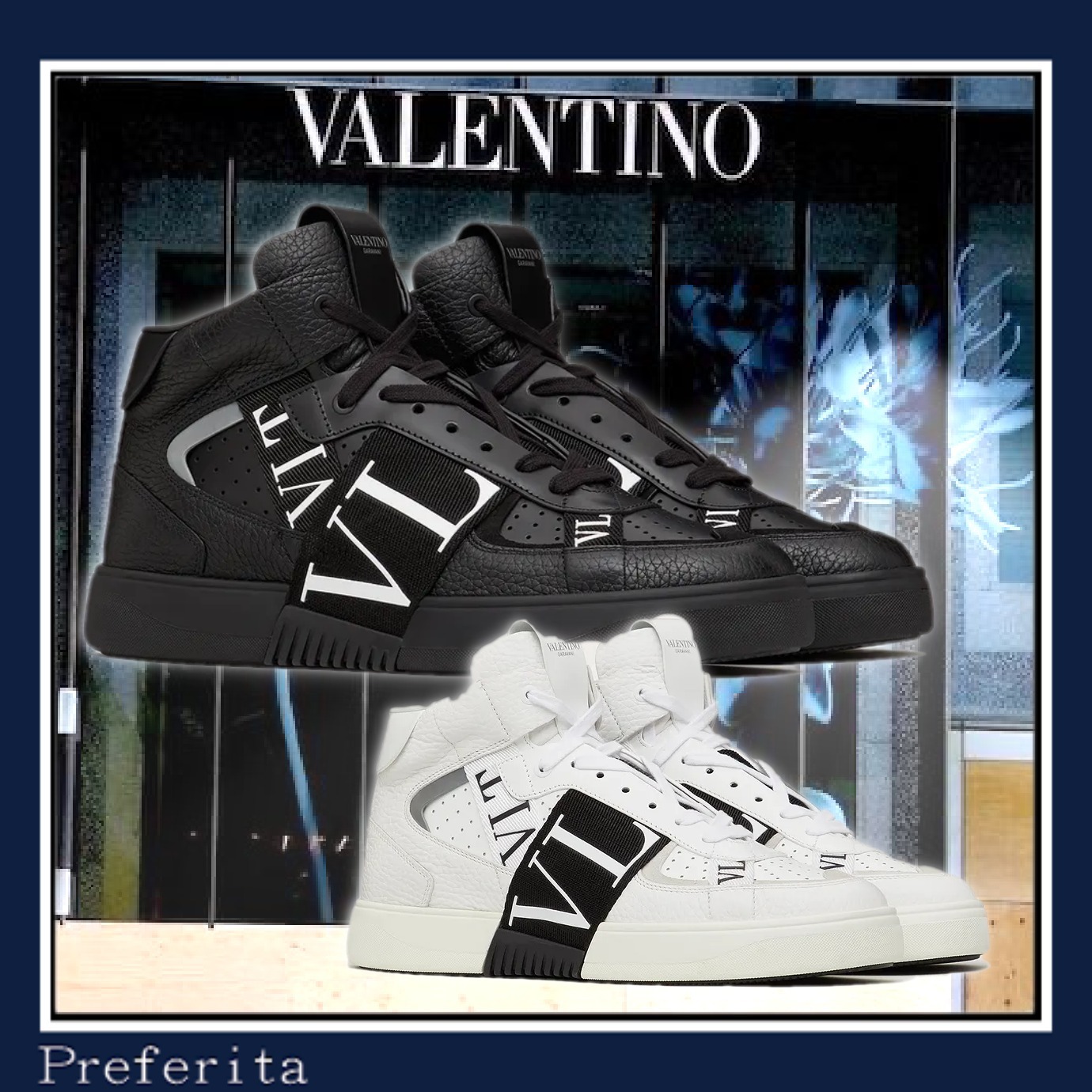 祝開店!大放出セール開催中 【VALENTINO】 ミドルカットスニーカー シューズ VL7N スニーカー 祝開店!大放出セール開催中 【VALENTINO】 ミドルカットスニーカー シューズ VL7N スニーカー