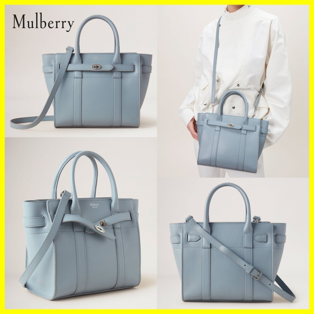 印象のデザイン 【大人気!】MULBERRY☆BAYSWATER ミニレザートートバッグ トートバッグ 印象のデザイン 【大人気!】MULBERRY☆BAYSWATER ミニレザートートバッグ トートバッグ