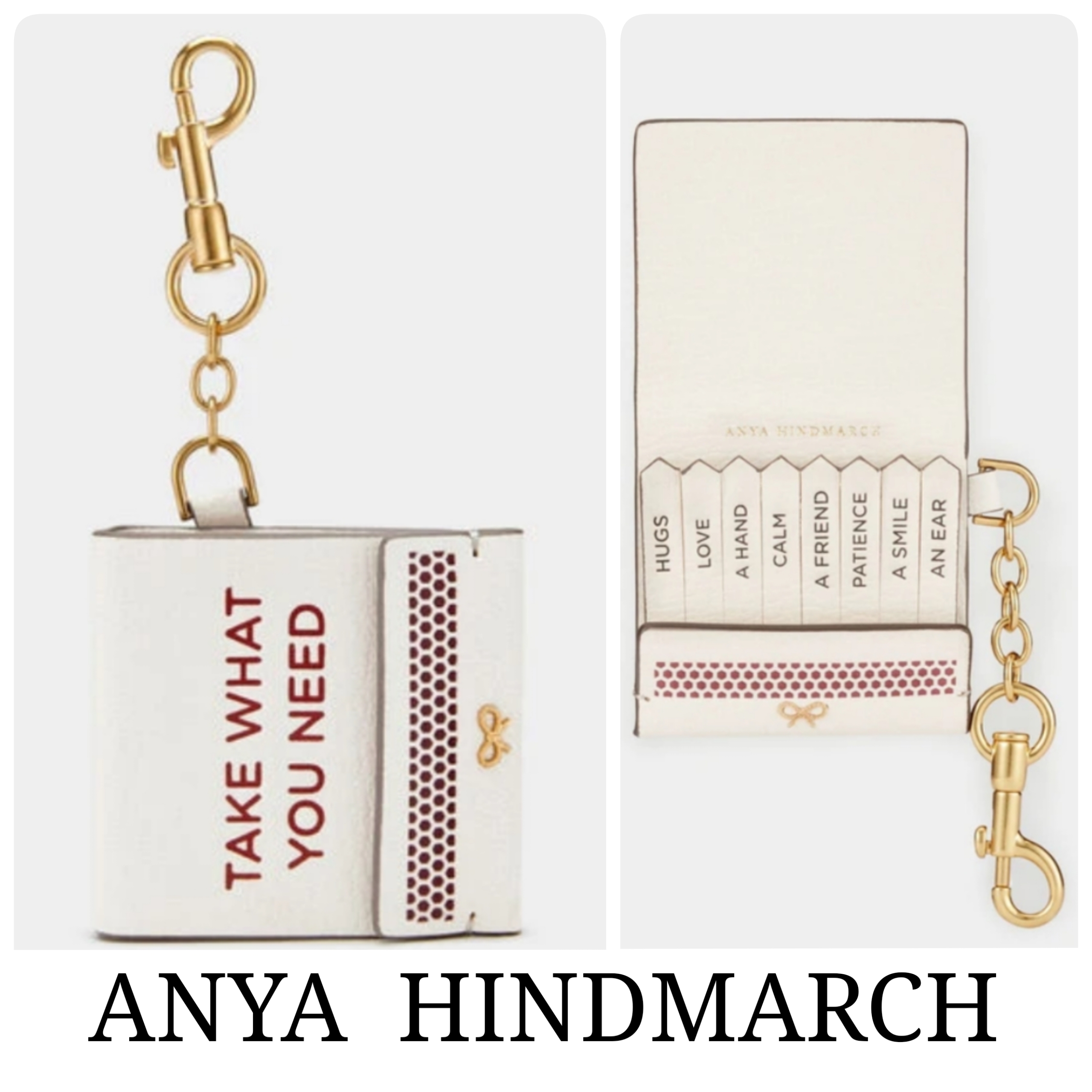 【ANYA HINDMARCH】Match Book チャーム/キーホルダー