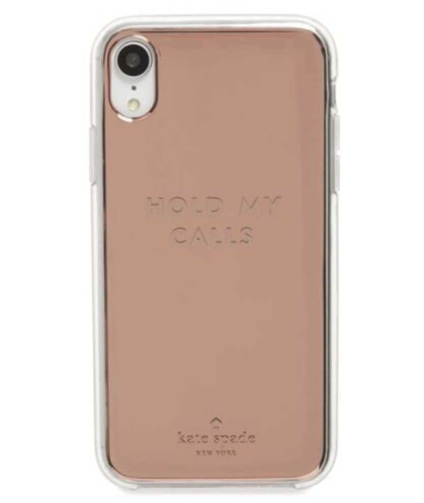 大人気☆ Kate Spade iPhone XR ケース ローズゴールド