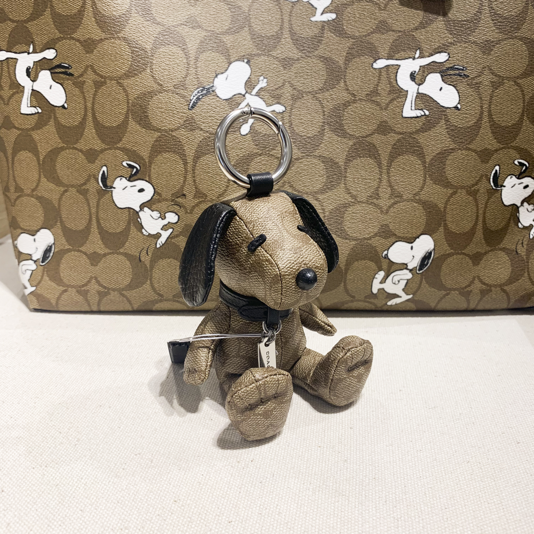 【COACHxスヌーピー】●超プレミア♪●PEANUTS お人形チャーム