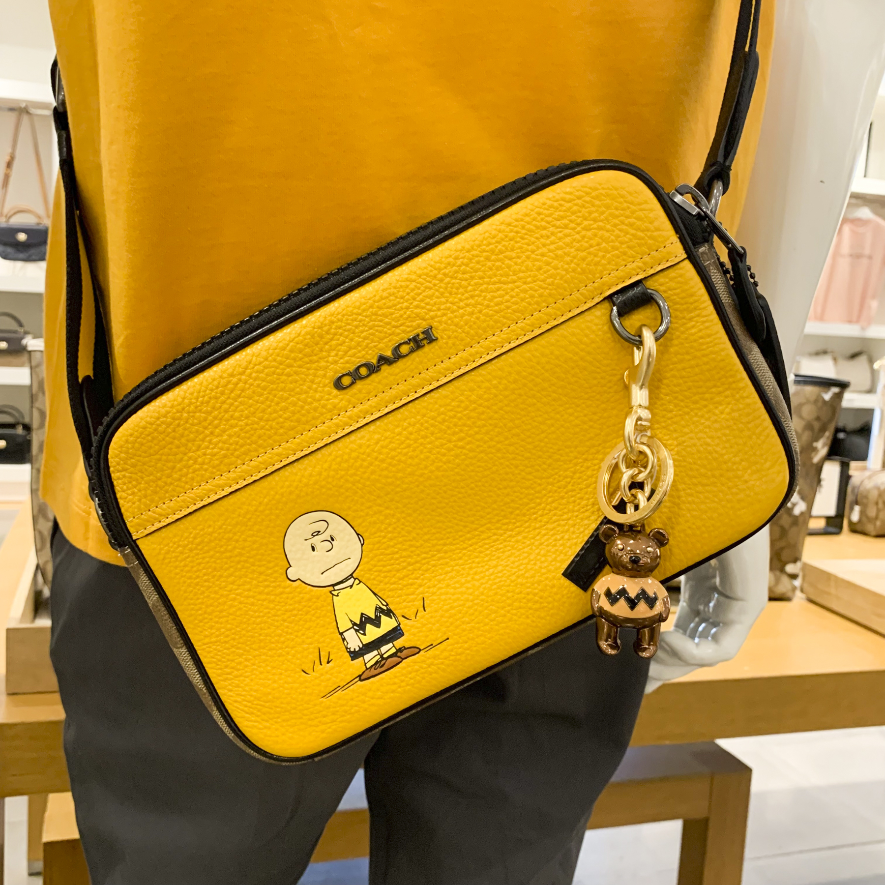 COACH x スヌーピー】○レア♪○PEANUTS グラハムクロスボディ (Coach