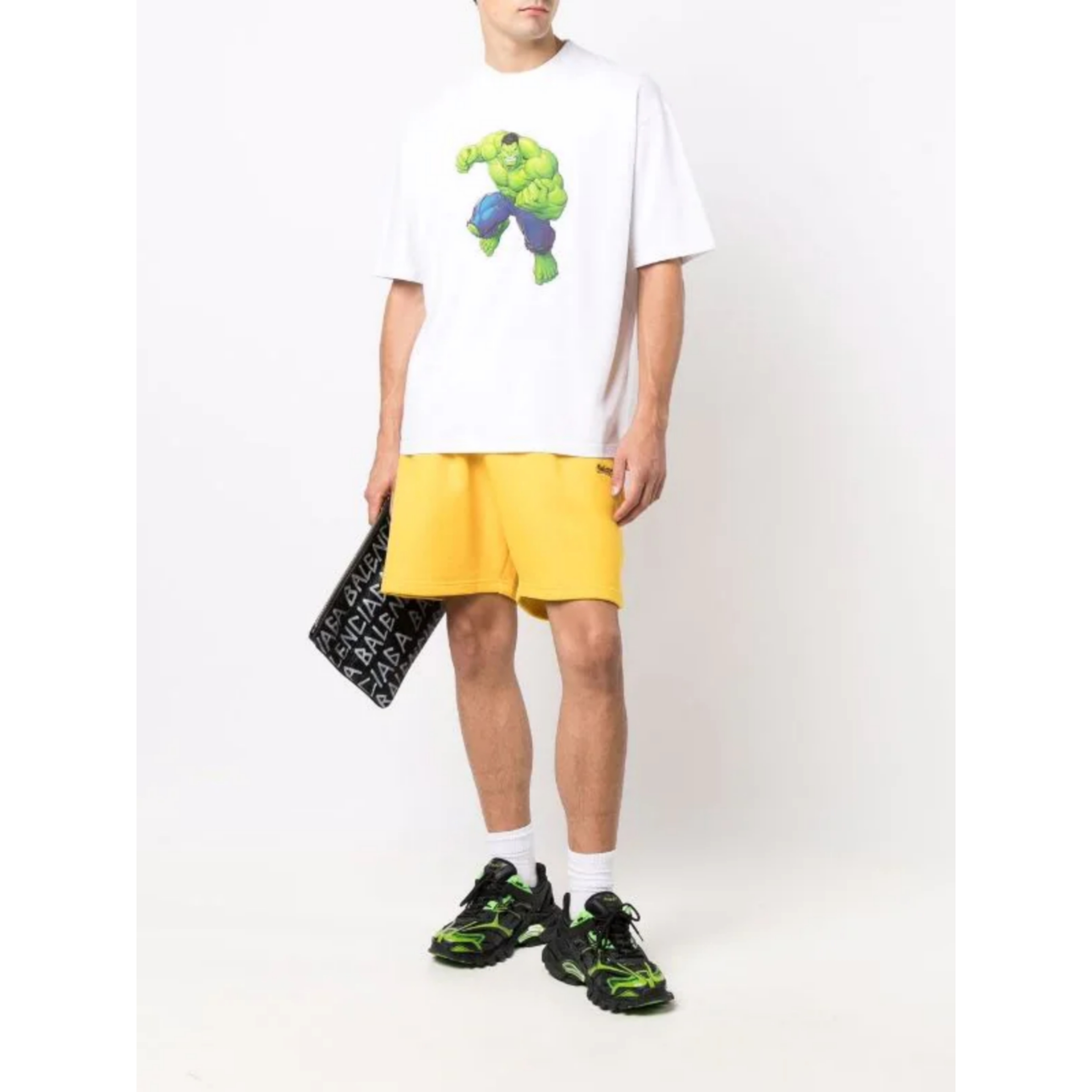 BALENCIAGA Tシャツ・カットソー BALENCIAGA*グラフィック プリント ハルク コットン Tシャツ半袖(7)